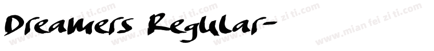 Dreamers Regular字体转换